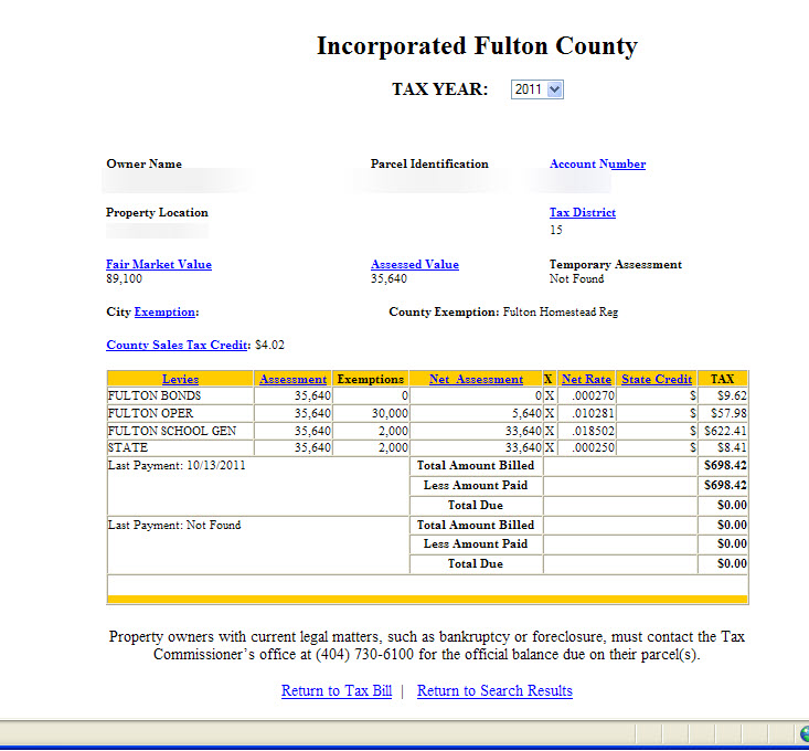 Fulton county property deals tax online payment